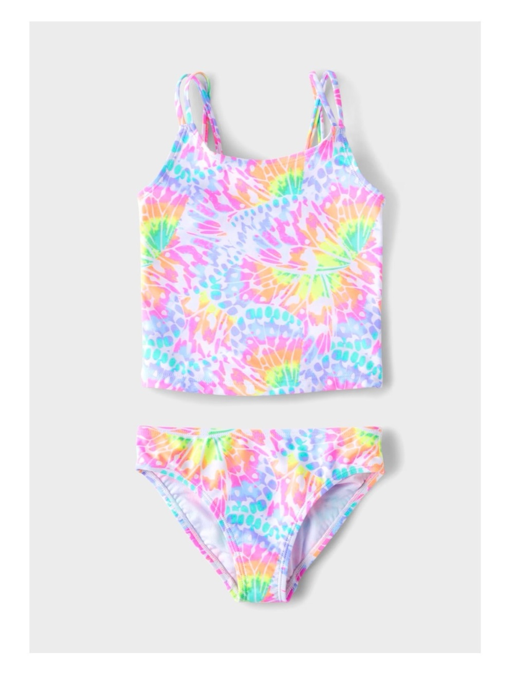 The Children’s Place Girls Rainbow Butterfly Tankini Swimsuit - Multi Size 14